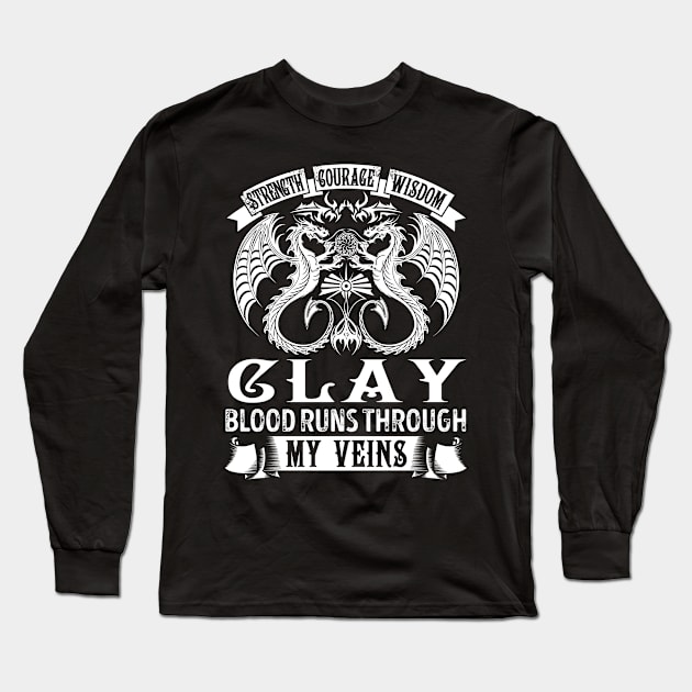 CLAY Long Sleeve T-Shirt by Kallamor